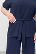 Костюм жіночий Estilo повсякдений-casual креп синій 02-110 56р - зображення 3