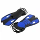 Ласты тренировочные короткие с открытой пяткой Cima 7646 размер L-XL (42-47) Black-Blue - изображение 5