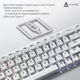 Клавиатура механическая проводная Ajazz AK680 MAX Magnetic Switch RGB USB White (AK680-WM-W-A) - изображение 4