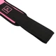 Пояс атлетичний рожевий текстильний регульований LivePro Lifting Belt 8751 Pink-Black розмір M - зображення 8