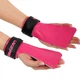 Накладки для підтягування та тяги атлетичні LivePro Lifting Grips 8758 комплектація 2шт розмір M Pink-Black - зображення 3