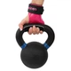Накладки для підтягування та тяги атлетичні LivePro Lifting Grips 8758 комплектація 2шт розмір M Pink-Black - зображення 5