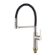 Смеситель для кухни Mixxus Premium PULL 017 SS COLOR REFL.BLACK (Цвет нерж.+силик.излив черный) (MI8279) - изображение 7