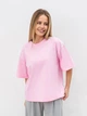 Футболка з цупкої 100% бавовни «Бейсік» ROMASHKA Рожевий, One size Petite, 19313 - зображення 1