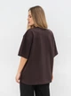 Футболка из плотного 100% хлопка «Бейсик» ROMASHKA Коричневый, One size Tall, 18921 - изображение 5