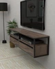 Подвесная тумба под телевизор в стиле лофт EcoLoft Моретто DSP-1450-8 - изображение 3
