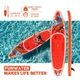 SUP дошка БОРД Funwater Feath-R Lite SUPFR01E Koi 3,5 м - изображение 3