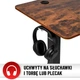 Стіл Hell's Chair Rustic Brown з електричним регулюванням 140x70 см - изображение 11