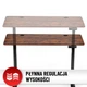 Стіл Hell's Chair Rustic Brown з електричним регулюванням 140x70 см - изображение 12