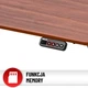 Стіл Hell's Chair Canyon Walnut з електричним регулюванням горіховий 140x70 см - изображение 10