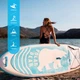 SUP-дошка надувна FunWater SUPFW07A 320 см POLAR BEAR синього кольору - изображение 6