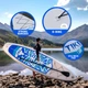 SUP-дошка надувна FunWater SUPFW05B Tiki 3,2 м (синьо-білий) - изображение 9