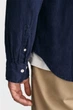 Чоловіча темно-синя лляна сорочка REG GMNT DYED LINEN Gant S 3240120 - зображення 6