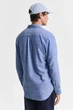 Чоловіча блакитна лляна сорочка REG COTTON LINEN SHIRT Gant S 3250082 - изображение 3