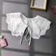 Белый кружевной воротничок cottagecore накладной съемный - изображение 2