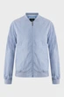 Чоловічий блакитний бомбер Cotton blend bomber jacket Mexx M MF006800751M - изображение 7