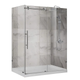 Душевая кабина без поддона Koer SR SC07-120x90x200-TR-01 прозрачное стекло Easy Clean 8мм, хром (KR5370) - изображение 1