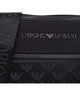 Сумка чоловіча Emporio Armani месенджер крос-боді через плече чорна з тисненим логотипом - изображение 6
