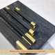 Ручка довга для шафи чорна + золото 960/1000мм Viola накладна - зображення 12