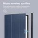 Обложка чехол с подставкой NFcase Tri-Fold для PocketBook 1040 InkPad X Dark Blue - изображение 4