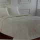 Махрова простирадло Tivolyo Home Caserta bej 160x220 полуторна - зображення 1