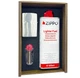 Подарунковий набір Zippo у дерев'яній коробці: Запальничка Zippo Brushed Chrome Classic, Бензин, Кремній - изображение 3