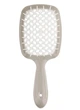 Гребінець для волосся Janeke Superbrush сірий з білим - изображение 1