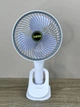 Мини вентилятор Desktop fan ручной с прищепкой аккумуляторный портативный переносной на аккумуляторе USB - изображение 2