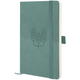 Книга записна Axent Partner Soft Skin Колоски 8616-48-7-A,125x195 мм, 96 аркушів, клітинка 4063276327314 - зображення 1