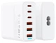 Сітчастий зарядний пристрій XO L133 Desktop GaN 3USB-A/3USB-C 75W 1.5m Білий - зображення 2