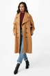 Жіноче бежеве пальто Mexx S NO1156036W - изображение 2