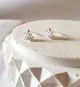 Серебряные серьги корона покрытие серебро 925пробы - изображение 2