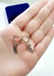 Серебряные серьги крылья серебро 925пробы - изображение 2
