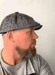 Кепка мужская кепка газетчика уличная кепка Gorras черный меланж весна/осень арт.232 - изображение 2