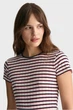 Жіноча футболка у смужку STRIPED RIBBED Gant XS 4200837 - изображение 4