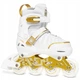Раздвижные ролики Raven Oxen White/Gold размер 38-41 (smj907) - изображение 1