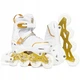 Раздвижные ролики Raven Oxen White/Gold размер 38-41 (smj907) - изображение 2