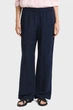 Жіночі темно-сині лляні штани REL LINEN BLEND PULL ON PANTS Gant 36 4150348 - зображення 1