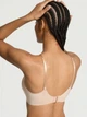 Женский комплект белья Victoria's Secret бесшовный лиф Push-Up и трусики бикини 1161234087 (Бежевый L) - изображение 3
