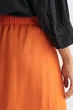 Жіноча помаранчева лляна спідниця REL MIDI LINEN BLEND Gant 34 4400123 - изображение 5