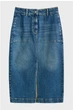 Жіноча синя джинсова спідниця DENIM SLIT Gant 36 4400133 - изображение 7