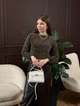 Сумка жіноча елегантна з регульованим ремінцем та ручкою молочна - зображення 4