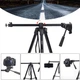 Алюминиевый штатив-трипод Jmary KP-2209 для телефона и камеры 46-173 см, горизонтальное/вертикальное положение (FB5F0628F440) - изображение 2