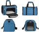 Сумка переноска для котів та собак 31x45x30 см CosmoPet CP-47-2 Jeans Blue - зображення 2