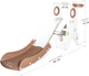 Детская горка Mealux Cosmo Lite White/Coffee (KD-B020 White/Coffee) - изображение 2
