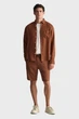 Чоловічі коричневі лляні шорти RELAXED LINEN DS Gant L 205073 - изображение 2