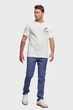 Чоловіча біла футболка SUNFADED PRINTED T-SHIRT Gant M 2003322 - изображение 2
