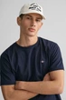 Чоловіча темно-синя футболка REG SHIELD SS T-SHIRT Gant L 2003184 - зображення 4