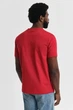 Чоловіча червона футболка EMBOSSED SS T-SHIRT Gant S 2003339 - изображение 3