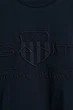 Чоловіча темно-синя футболка REG TONAL SHIELD SS Gant S 2003140 - изображение 5